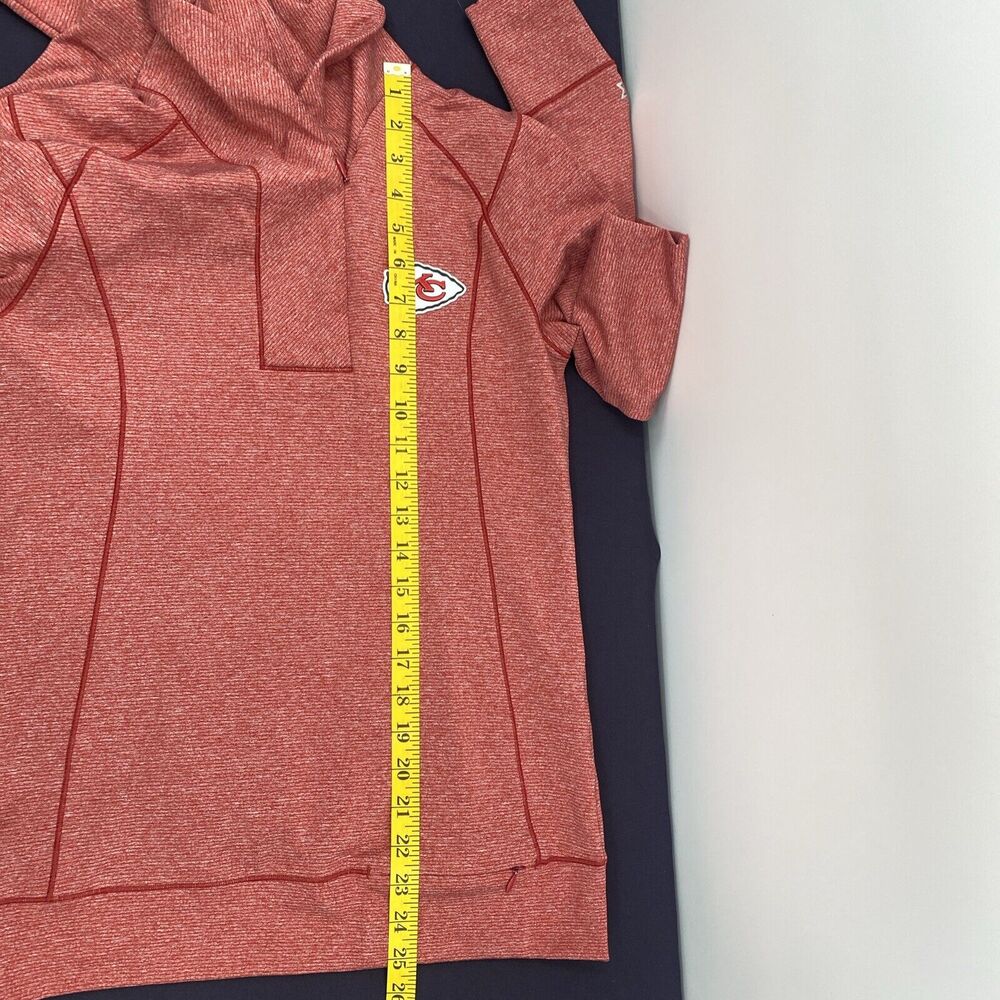 Kansas City Chiefs CB DryTec by Cutter & Buck Womens XS/TP Red Moisture Wicking - Picture 12 of 12
